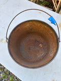 Vintage Cast Iron Footed Pot w/Handle