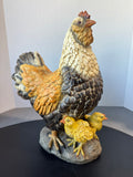 Large Resin Mama Hen with Chicks