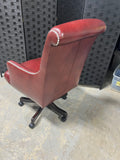 Adjustable Height Office Chair with Nail Head Details