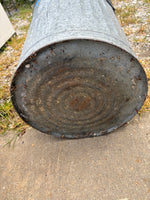 20 Gal Galvanized Metal Trash Can w/Lid