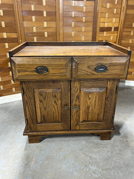 Sturdy Cabinet with (2) Drawers