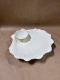 Mikasa Shell Shaped Chips And Dip Dish