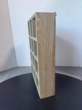 Farmhouse Style Heavyweight Wooden Standing or Hanging Trinket Shelf