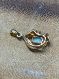 10K Gold & Opal Pendant