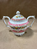 (B) Royal Albert Lady Carlyle Floral Creamer And Sugar Set