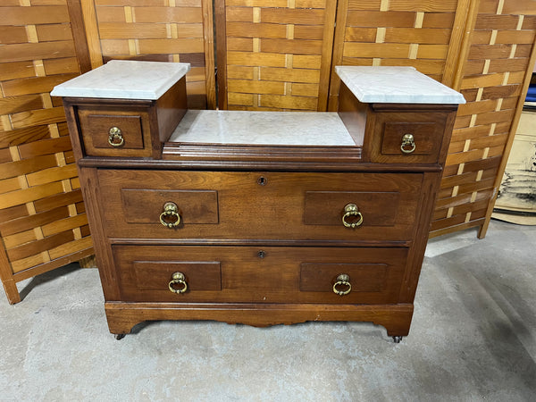 Antique Dresser with Marble Top