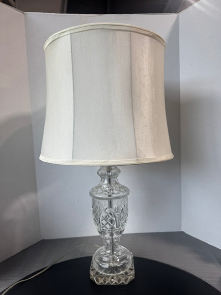 Cut Crystal Vintage Table Lamp (WORKS)
