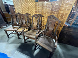 Dining Set: Table, 2 Leaves, 8 Chairs***HEAVY ITEM***READ DETAILS ON PICK UP POLICY***