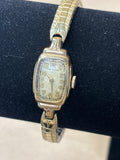 10K Gold Filled Vintage Hamilton Watch with Stretchy Band