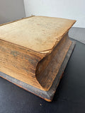 Antique 1851 Biblia Swedish Bible