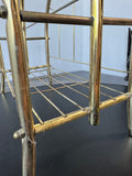 Lightweight Brass Vintage Divided Magazine Rack