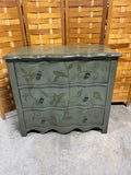 Green Dresser with Stencil Design