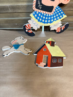 3 Piece Mary Had A Little Lamb Wall Hanging