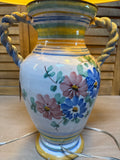 Majolica Lamp (AS IS) See Description