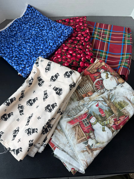 Assorted Fabric Remnants