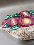 Ceramic Basket Of Apples Trivet