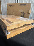 Sealed Rynex Bamboo Deluxe Expanding Bathtub Shelf in Natural with Box
