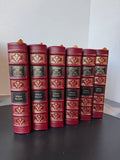 6-Volume Complete Set of Jefferson and His Time Easton Press Collector’s Edition Leather Bound Hardcover Books