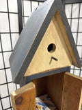 Tall Wooden Birdhouse Style Outdoor Cupboards