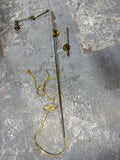 Brass Boston Hi Low Lamp AS IS