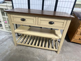 Two Tone Farmhouse Style Buffet