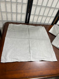 Farmhouse Pale Gray Napkins, 6 pc