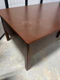 Brown Coffee Table with Drawer
