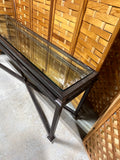 Metal and Glass Console Table  ***HEAVY ITEM*** Read Details on Pickup Policy