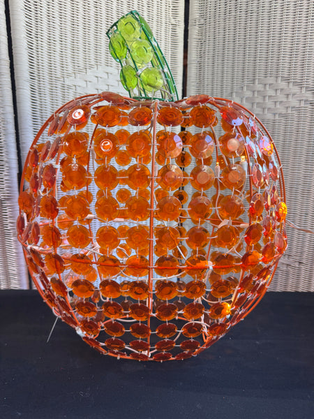 Gemmy LED Lighted Jeweled Pumpkin Decor
