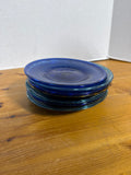 Blown Glass Dessert Plates - Set of 8