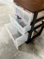 Plastic Storage Drawers with Casters