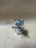 UMBRA Heavy Silver Chrome Dog Ring Holder (B)