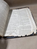 Antique 1800s Holy Bible - Contains Apocrypha Books READ DESCRIPTION