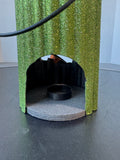 Glittery Frankenstein Metal Tea Light Candle Luminary