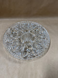 Clear Glass Footed Cake Plate