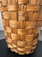 Woven Rattan Waste Basket