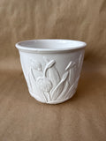 Italian White Tulip Planter