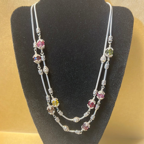 Brighton Necklace with Colorful Accent Beads