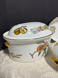 15-Piece Royal Worcester England Evesham Gold Trim Serving China Set