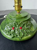 2-Piece Vintage Ceramic Christmas Tree with Flower-Lites (WORKS)