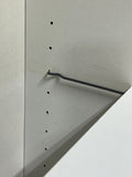 B- White Particle Board Bookcase with 4 Shelves