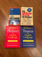 Dictionary & Thesaurus Lot, 4 books