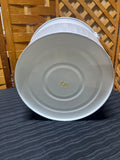 White Metal Beverage Tub with Handle