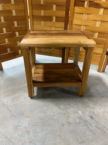 Teak Style Shower Bench