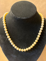 Faux Pearl Necklace - X