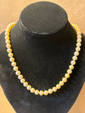 Faux Pearl Necklace - X