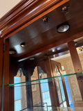 Jamestown Sterling Lighted 2 Piece China Hutch***HEAVY ITEM***READ DETAILS ON PICK UP POLICY***