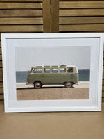 Volkswagen Van on Beach