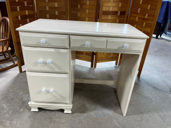 Cream Painted Student Desk