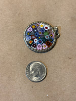 Sterling Millefiori Pendant